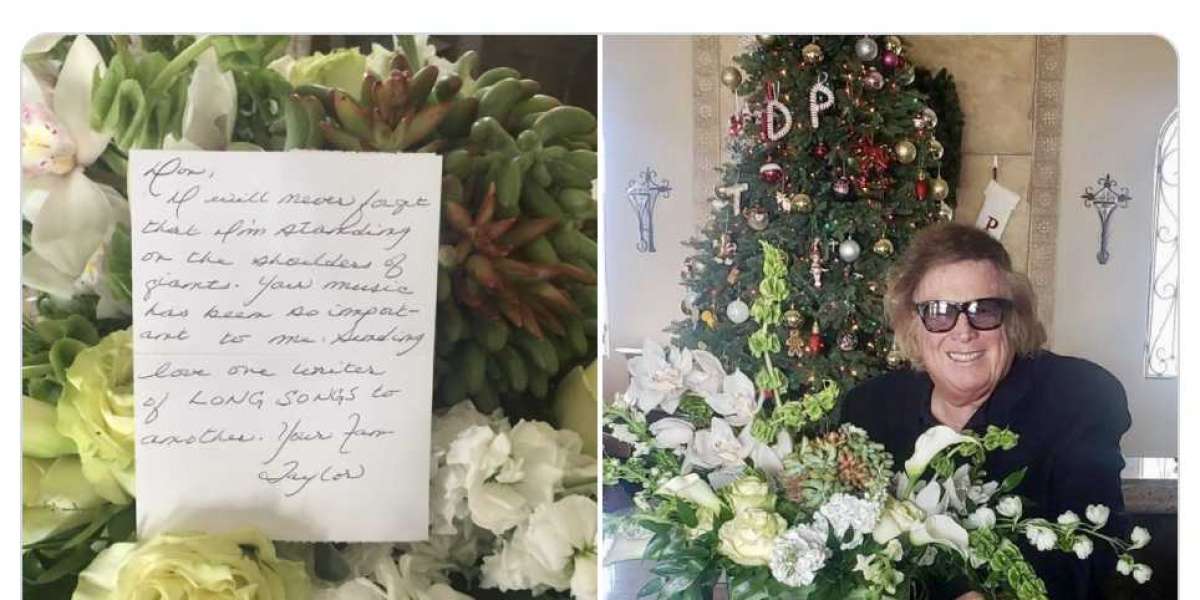 Taylor Swift Gave Don McLean Flowers And A Letter After "All Too Well" Breaks McLean's Chart Record