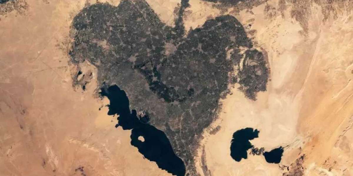 Astronauts Discover 'Heart-Shaped' Oasis in Egypt